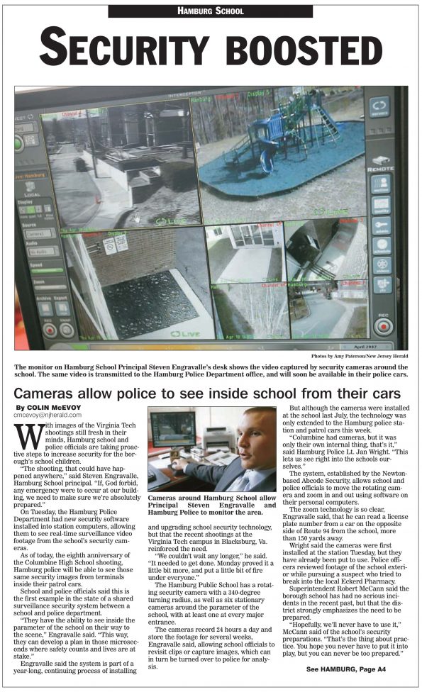 Hamburg School Security Boosted